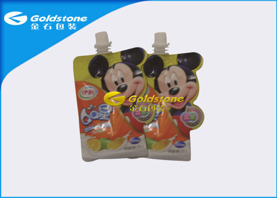Disposable Squeezable Baby Food Stand Up Pouches With Spout High Barrier Good Stiffness