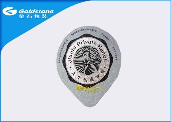 Eco Friendly Heat Seal Foil Lids With Easy Peel Tab Cold Filling Multi Structures