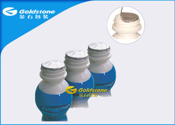 Plastice Bottle Aluminium Foil Die Cut Lids Shiny Surface High Barrier