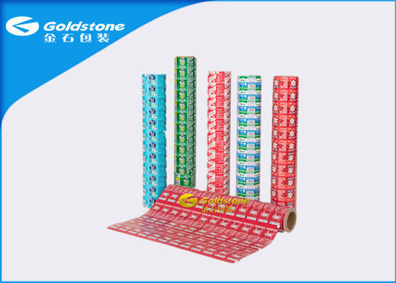 Easy Peel Aluminum Sealing Lid  Film Roll Multi Structures Colorful Printing