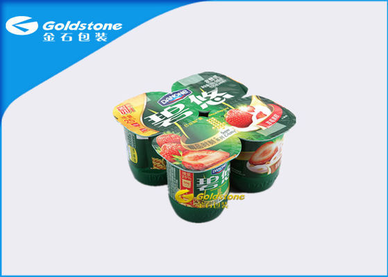 Matt Shiny Surface Aluminum Sealing Film For Dairy Cups High Moisture Barrier