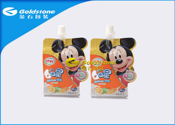 Plastic Reusable Squeeze Stand Up Spout Pouches For Cosmetic Product / Baby Food