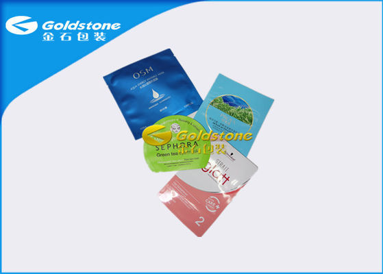 Advanced Appearance Face Mask Flexible Packaging Bags Blue / Pink / Green Color