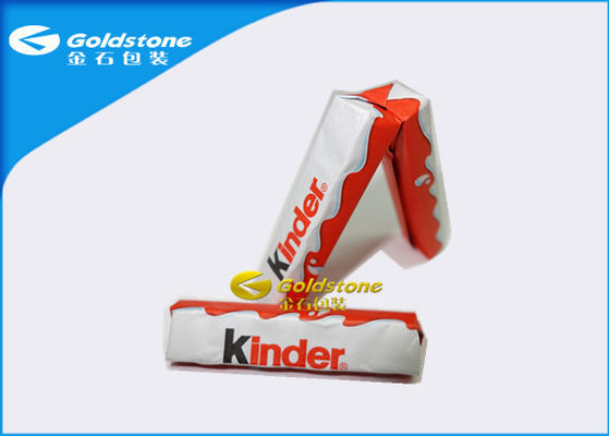 Aluminum Wax Paper Candy / Chocolate Foil Wrappers Excellent Fold Properties