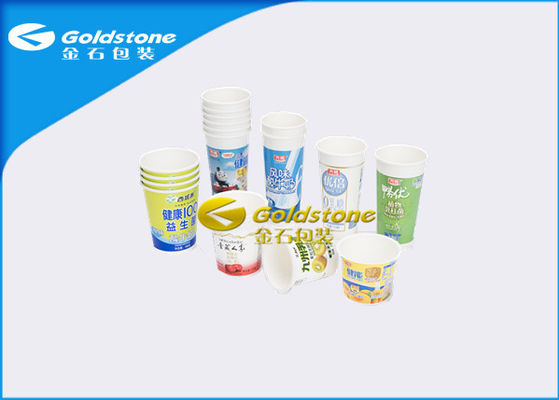 Various Specification Plastic Yogurt Cups For Fresh Milk / Desserts / Ice Cream