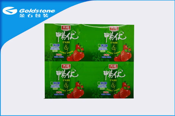 Four Cup Yogurt Aluminum Laminated Heat Sealing Film Low Gas And Water Permeability