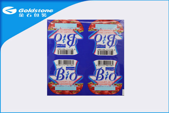 Metallic Shiny Surface Lidding Film Food Packaging Eight Cup Structure