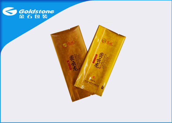 Aluminium Foil Black Custom Tea Bags Sachet Three Sides Seal Matte And Shiny Surface