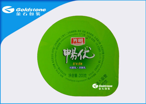 Customized Heat Seal Foil Lidding Yogurt Beverage Sealing Film By Goldstone