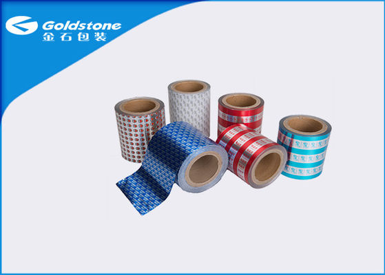 Colored Coated Aluminium Foil Lids Roll , Cap Aluminium Foil Container Lid