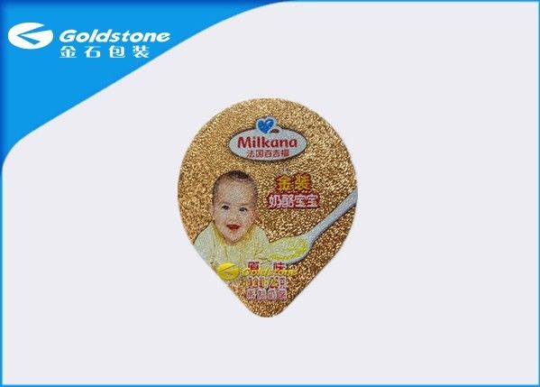 FDA Food Grade Heat Seal Foil Die Cut Lids For Paper / Plastice Cups