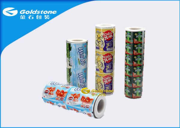 Easy Peel Lid Reel Film For Four / Eight Cups Paper / VM-PET / Aluminum Material