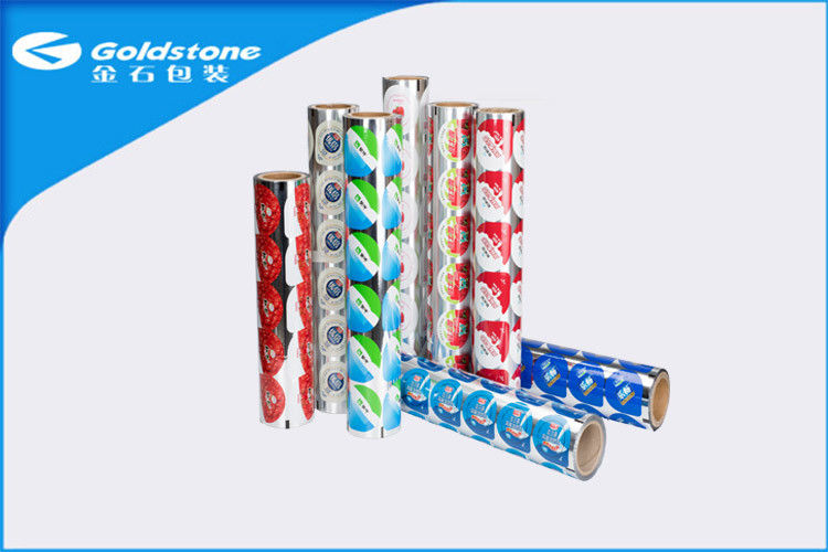 High Peelable Up To 10 Colors Aluminium Sealing Film For PP Yogurt Cup