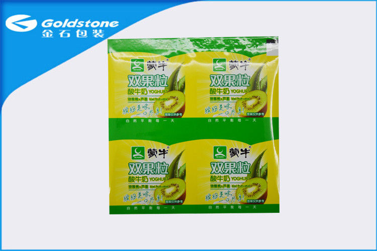 High Barrier Milk Packaging Aluminum Lidding Film For Yogurt Cup With 10 Colors