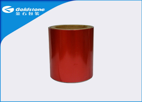 Colorful Laminated AL Cap Foil For Plastic Bottles , High Temperature Resistance