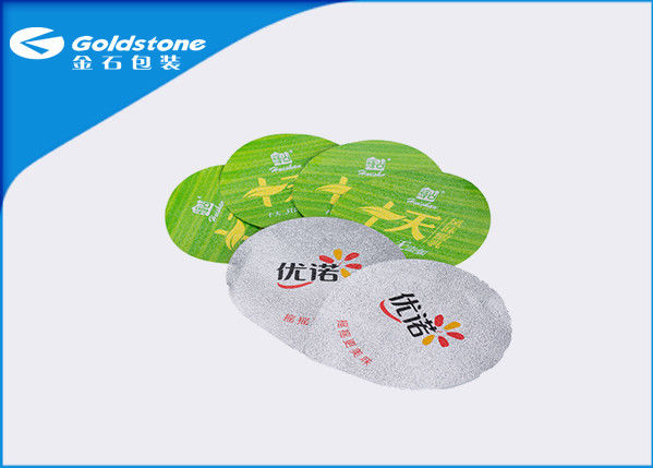 Good Seal Colorful Aluminum Foil Lids For Yogurt With Vivid Pattern