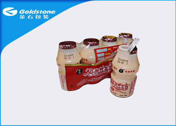 HDPE Or PP Bottle Aluminium Foil Lids , Heat Seal Lids Packing Milk Or Yogurt