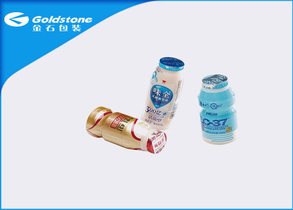 Laminated Aluminium Foil Lids Reel Film Heat Sealer For Milk Or Yogurt Bottle