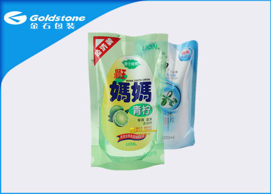 Side Gusseted Colorful Plastic Stand Up Pouches With Clear Window Heat Sealed