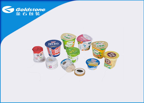 Embossed And Colorful Aluminium Foil Lid Pre - Cut For Ice Cream Container
